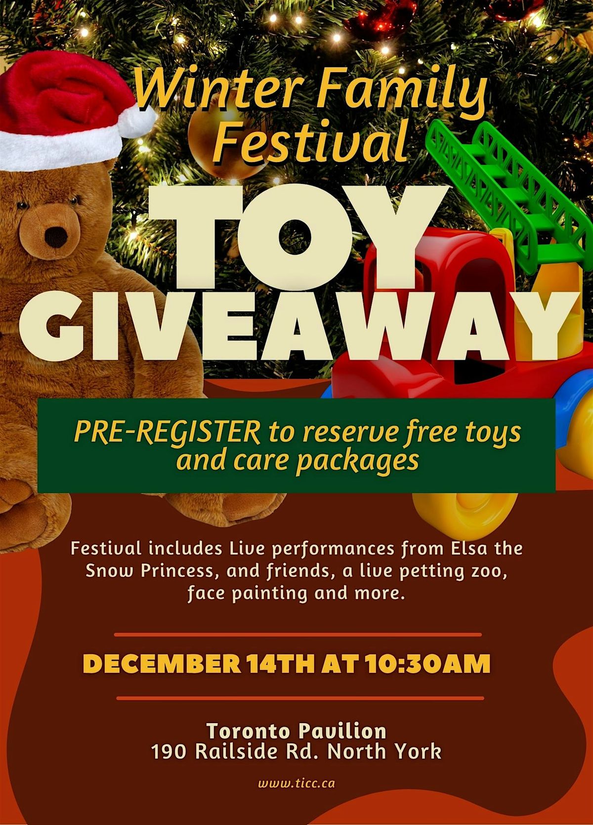 FREE TOYS Giveaway at Winter Family Festival