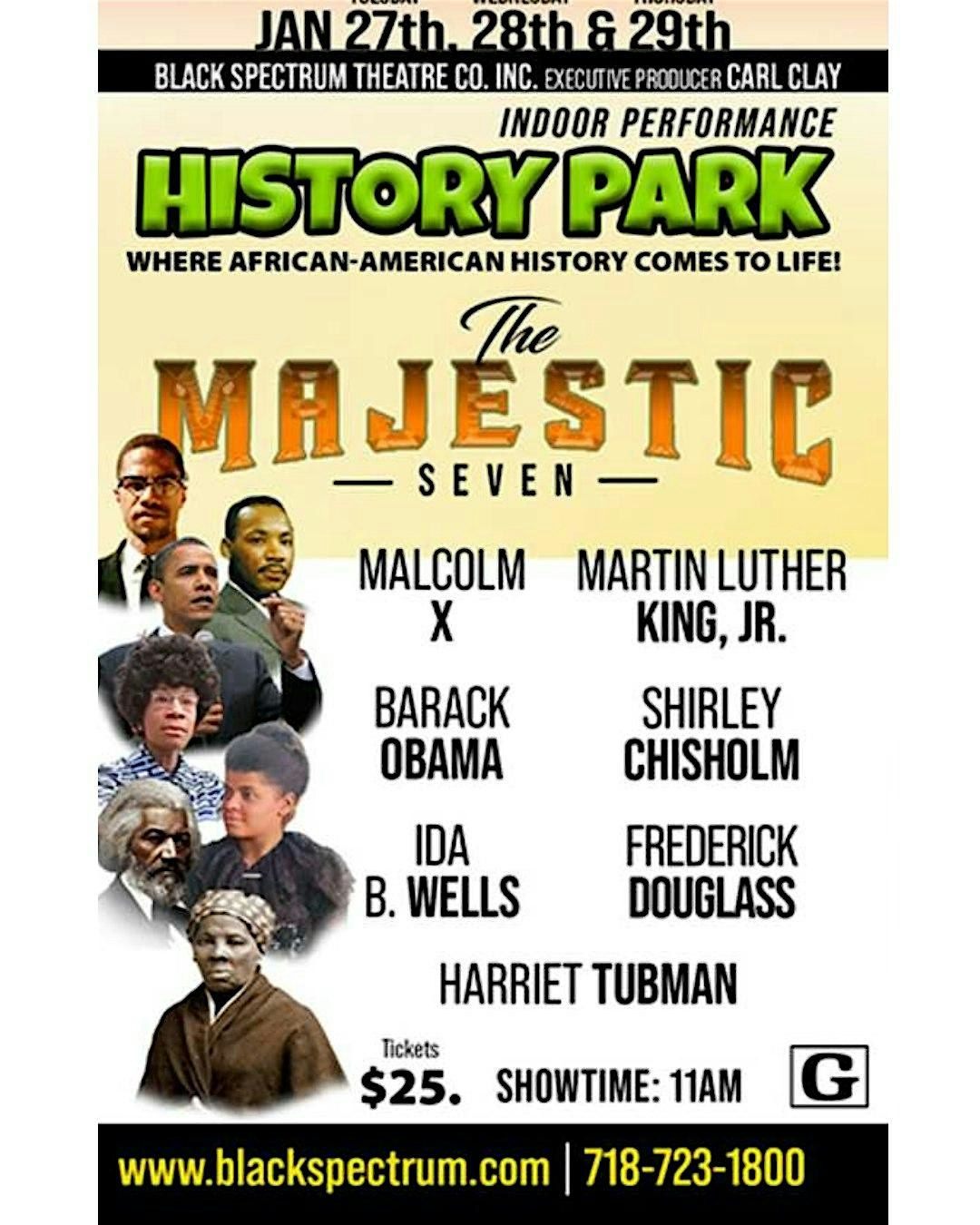 Black Spectrum Theatre Co. Inc. History Park (Indoor Performance)