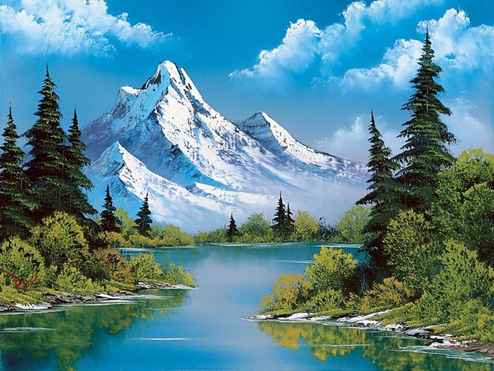 Bob Ross Paint Classes WNED PBS Studios, Buffalo, NY June 24 to June 26