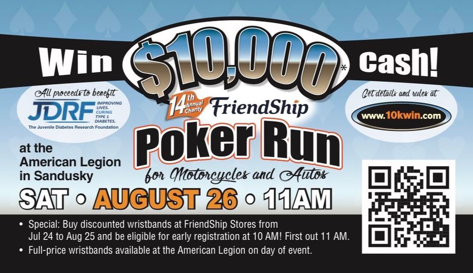 2025 Poker Run Schedule