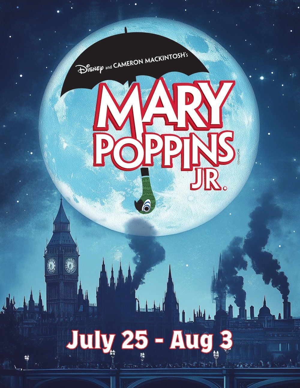 Disneys Mary Poppins - Musical at Omaha Community Playhouse - Hawks Mainstage Theatre