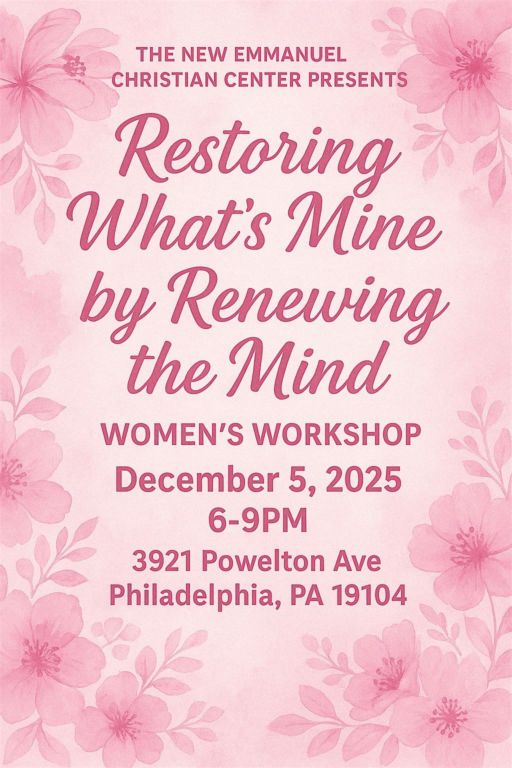 Women's Workshop