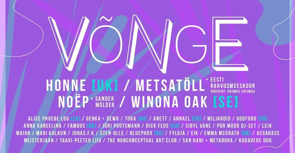 Võnge Festival 2022 | Ranna Puhkebaas, Tartu, TA | July 8 to July 9