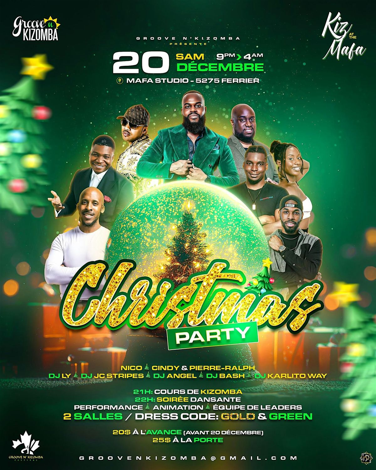 KIZ AT THE MAFA - CHRISTMAS PARTY - SAMEDI 20 D\u00c9CEMBRE 2025