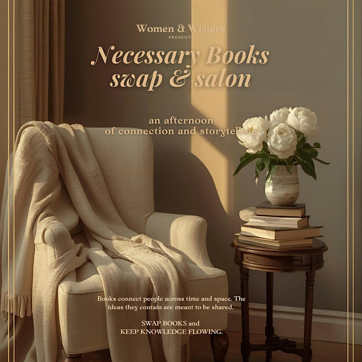 Necessary Books swap & salon (with brunch option)