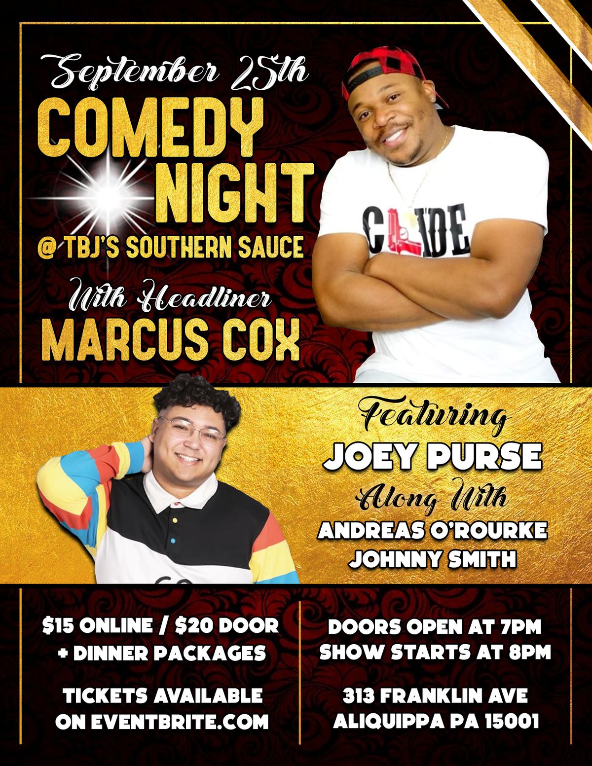 Comedy Night at TBJ's Southern Sauce