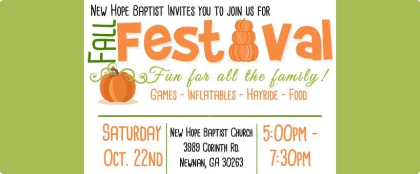 Fall Festival 2022 | New Hope Baptist Newnan | October 22, 2022