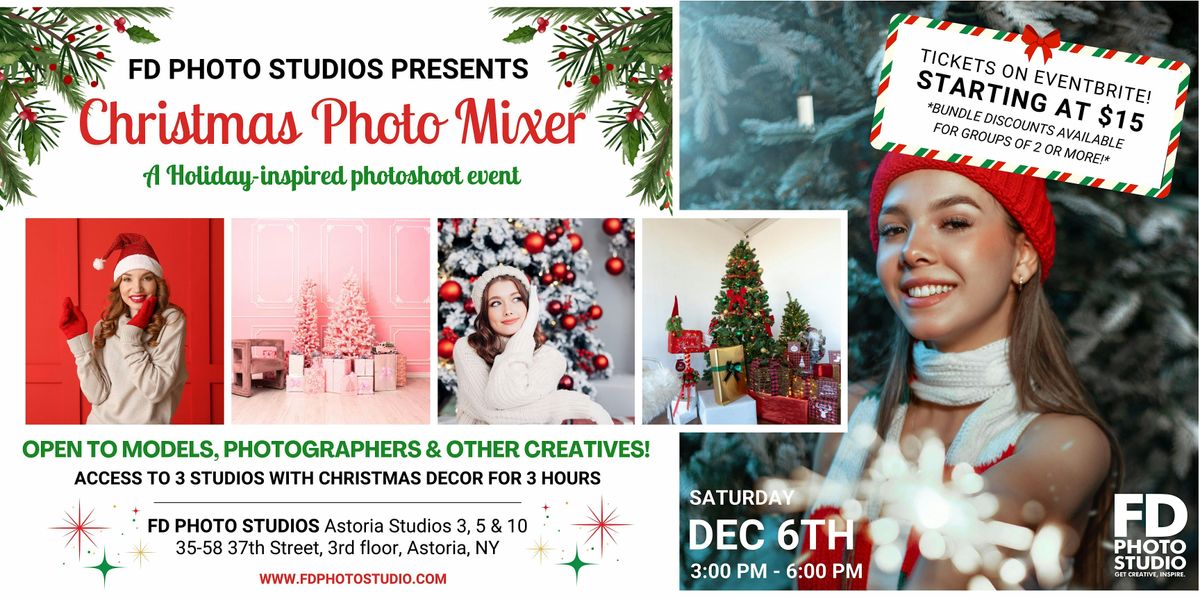 Christmas Photography Mixer Event in Astoria NY