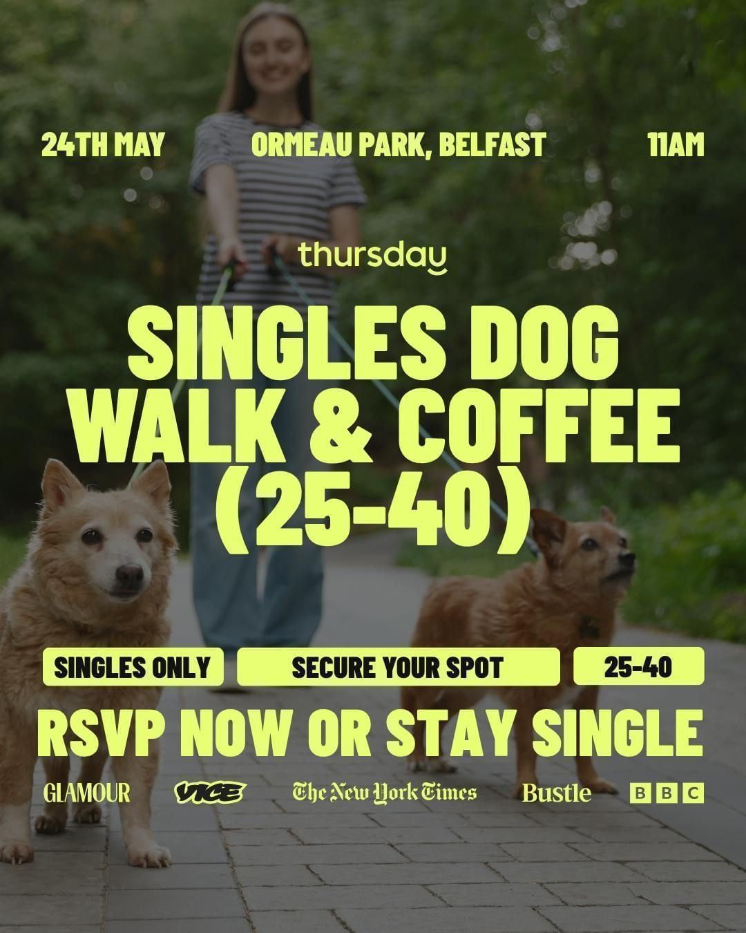 Sunday | Singles Dog Walk &amp; Coffee Meetup | Belfast