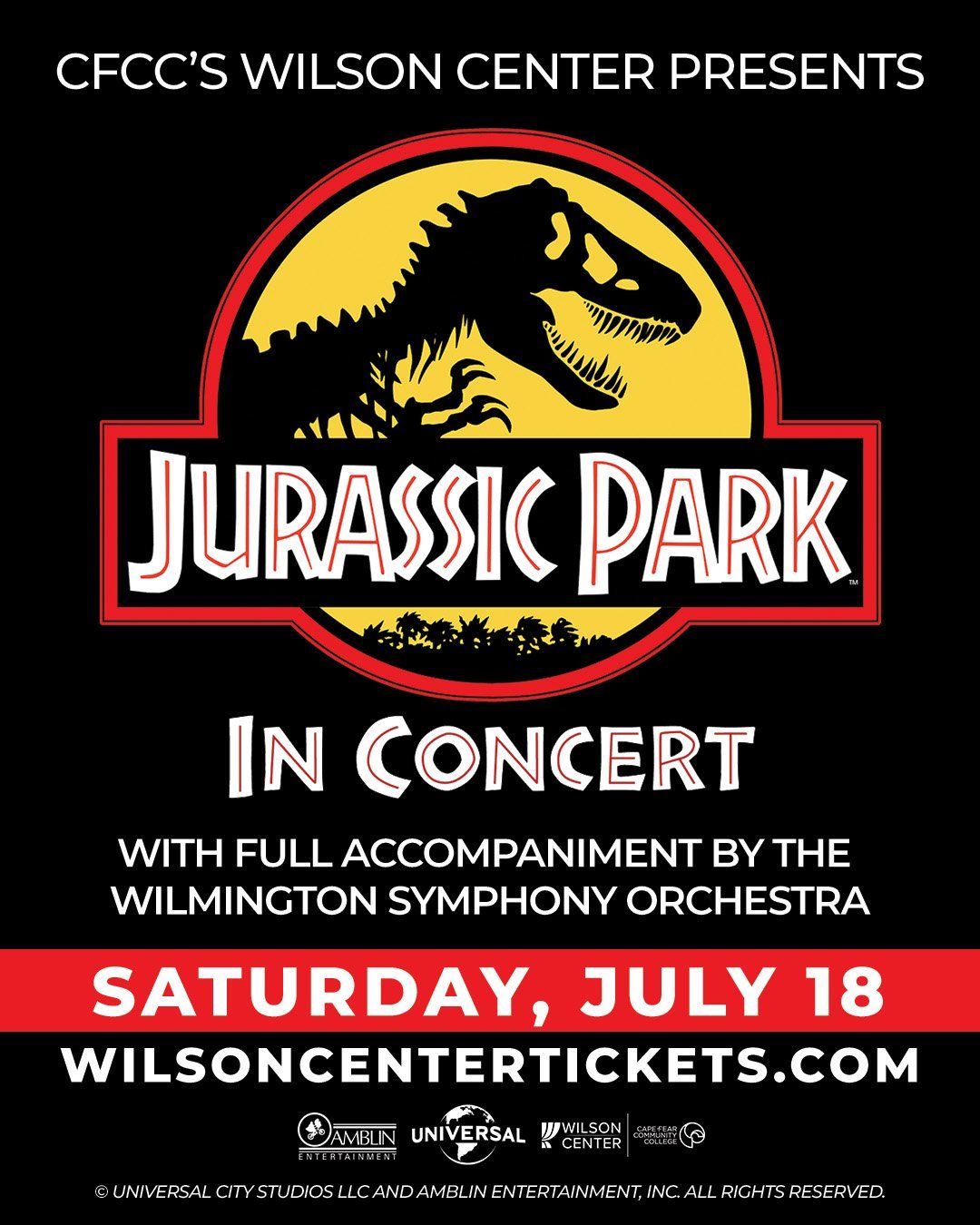 Wilmington Symphony Orchestra: Jurassic Park In Concert