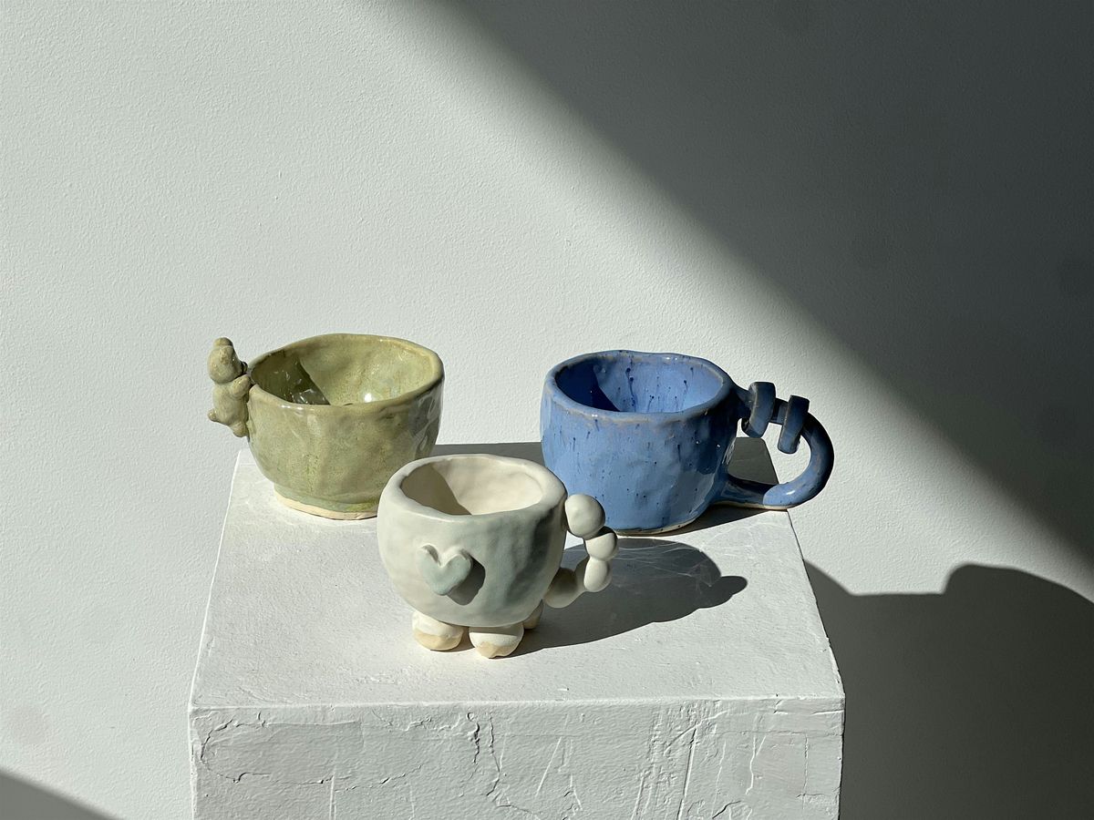 Winter Inspired Coffee Cup Ceramic Class - Make Your Own Pottery Workshop