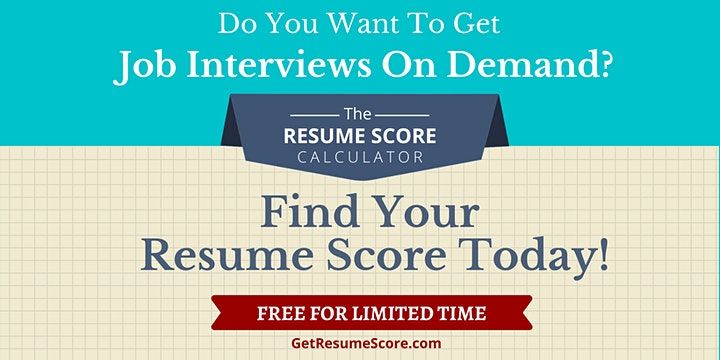 "Resume Score Maximizer" — Do You Know Your Resume Score