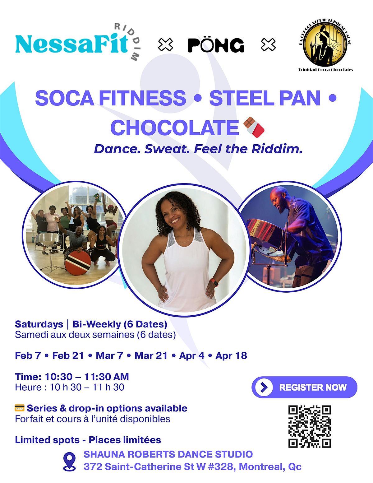 SOCA FITNESS - STEEL PAN - CHOCOLATE : Dance.Sweat.Feel the Riddim.