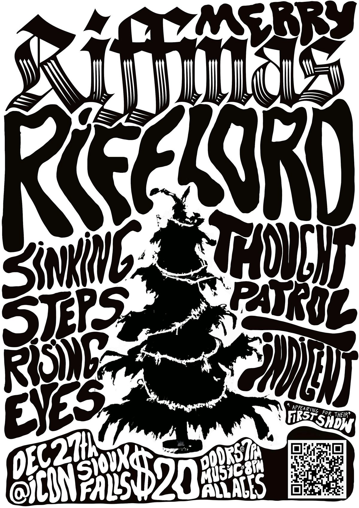 RIFFMAS @ ICON w\/ Sinking Steps, Rising Eyes x Thought Patrol x Indigent