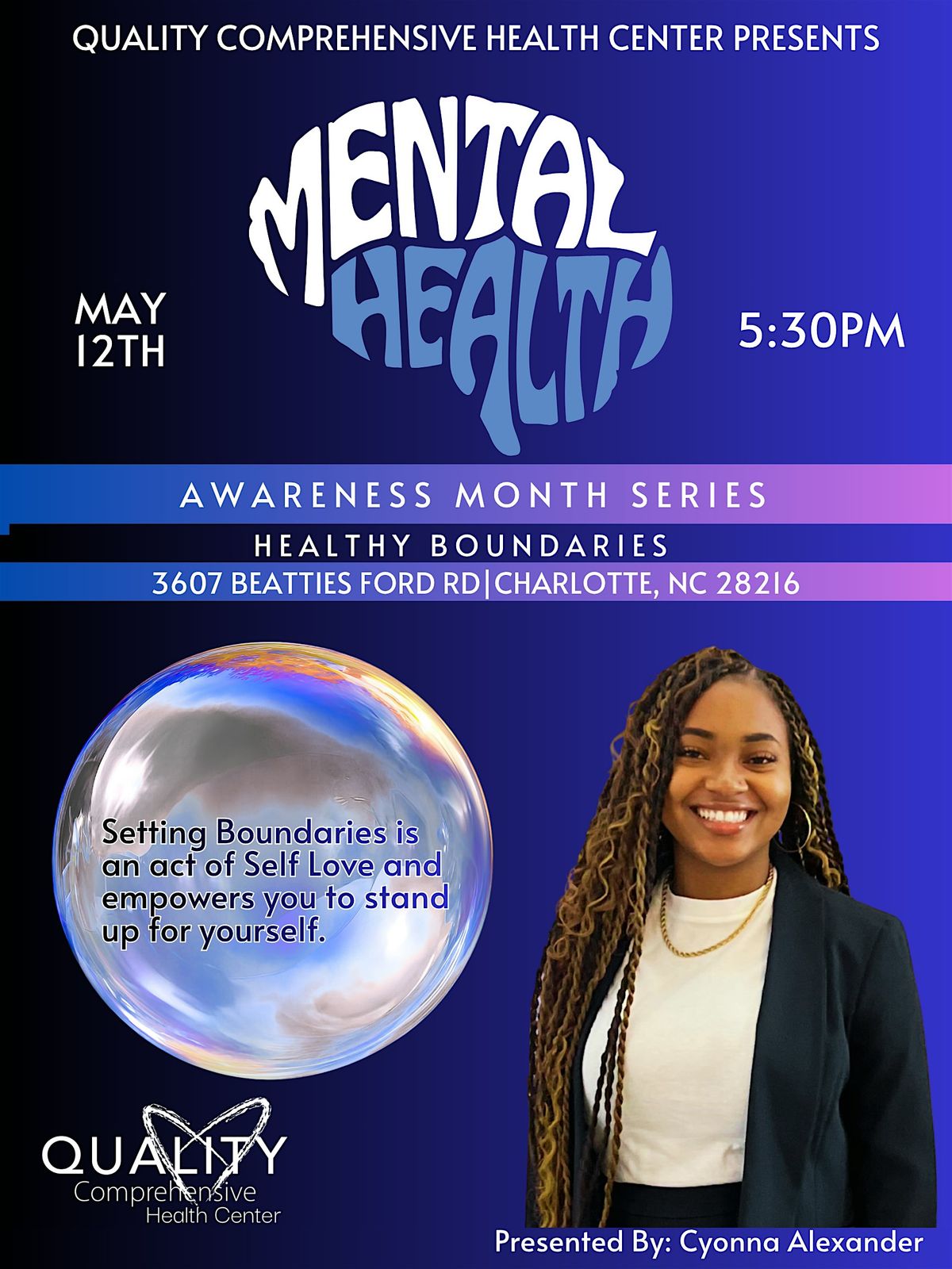 Mental Health Awareness Month: Healthy Boundaries with Cyonna