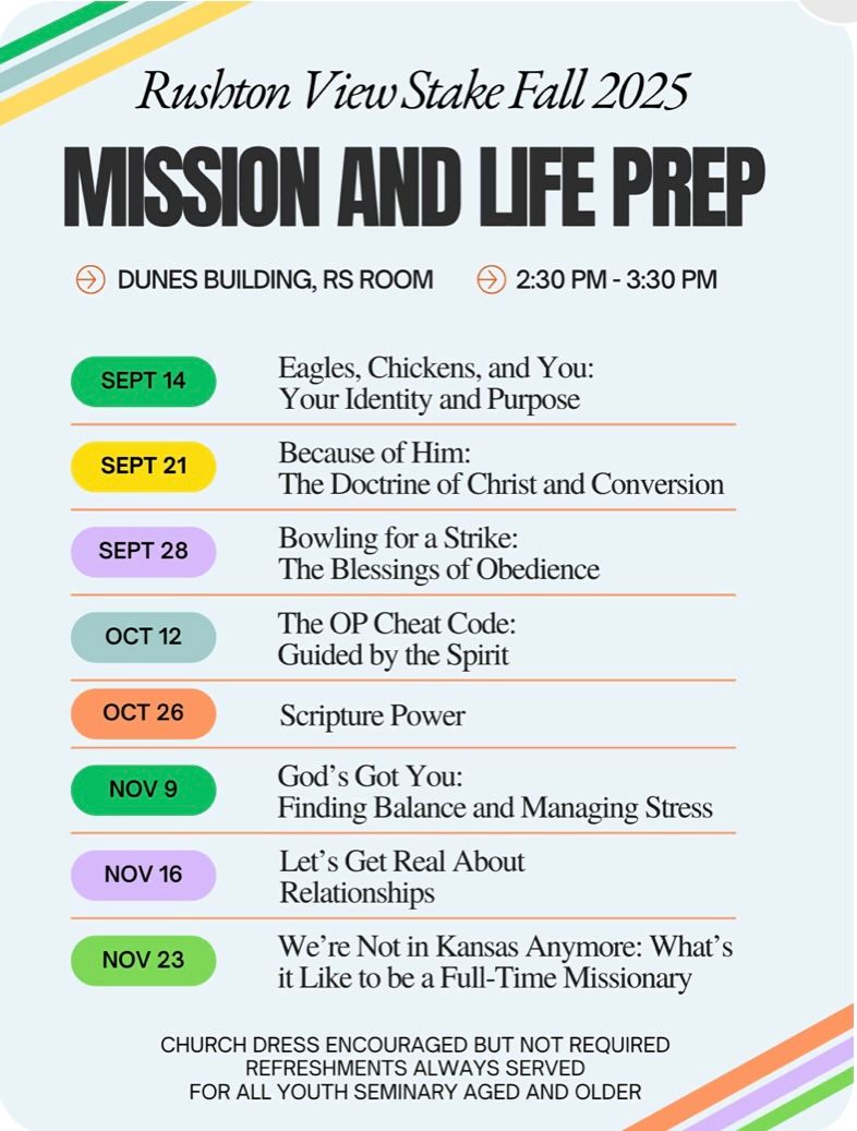 Stake Mission & Life Prep