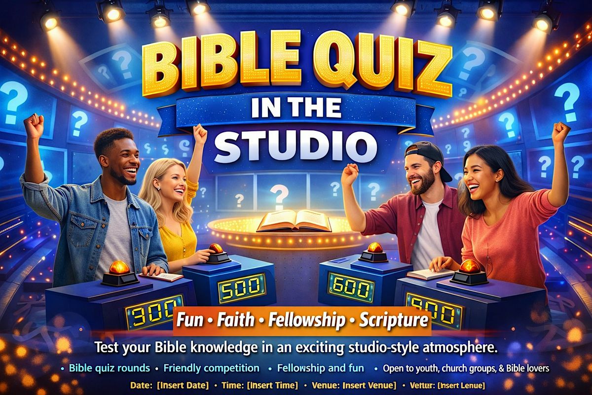 Bible Quiz in the Studio