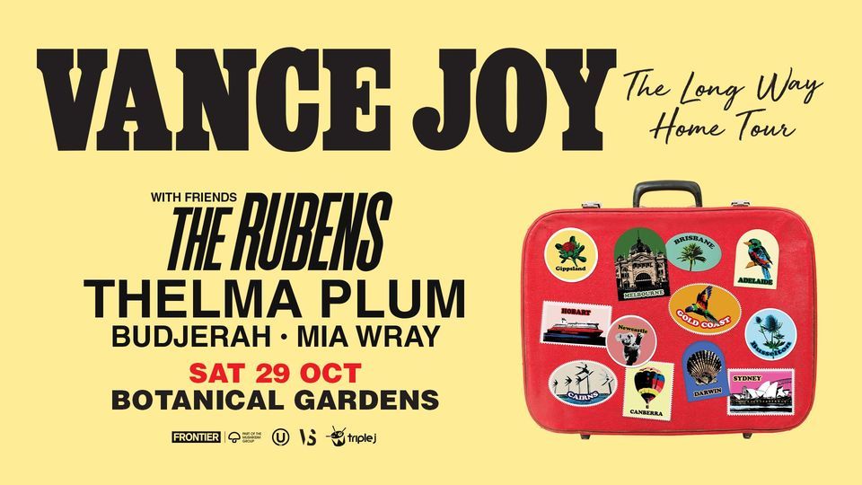 Vance Joy at Royal Tasmanian Botanical Gardens, Hobart (*All Ages)