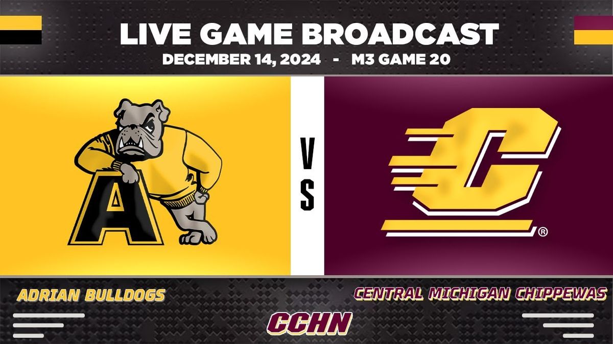 Central Michigan Chippewas vs. Adrian Bulldogs