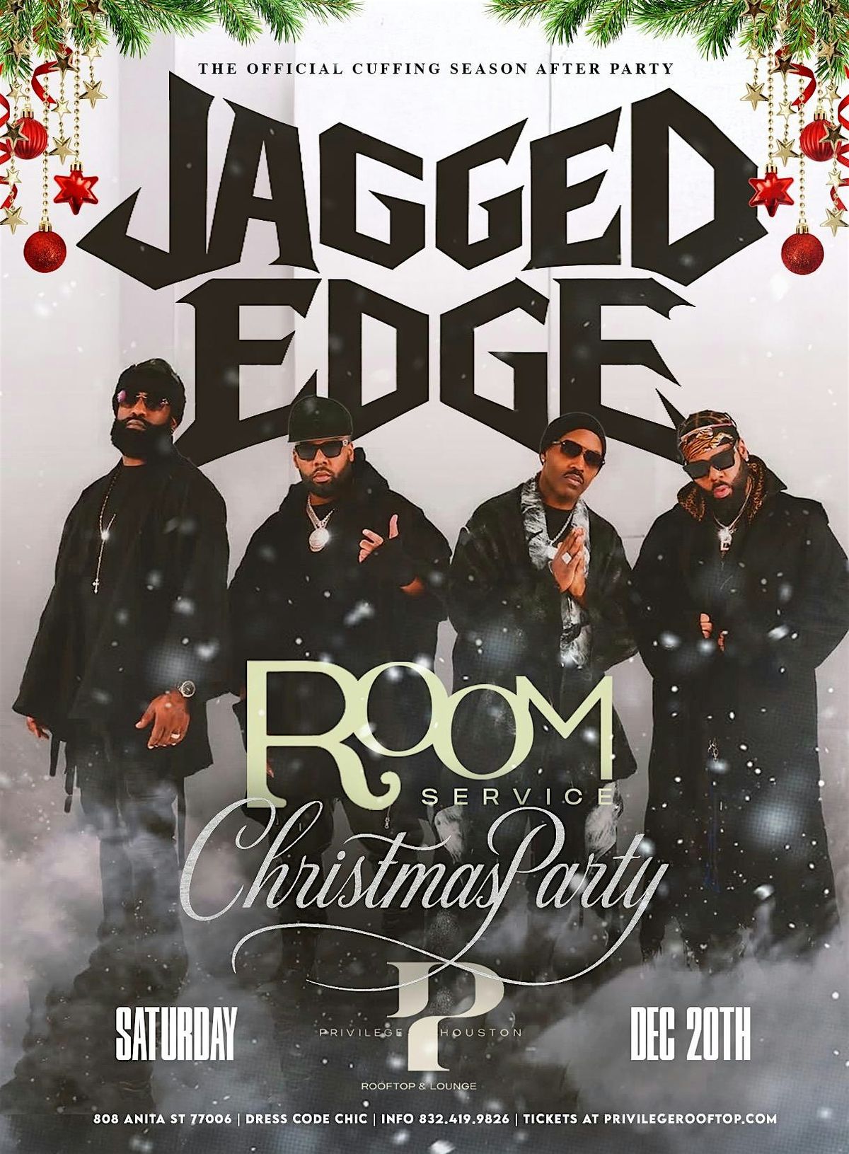 Dec 20 | Jagged Edge At Room Service Saturdays At Privilege