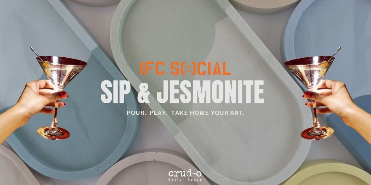 Sip and Jesmonite Art Workshop