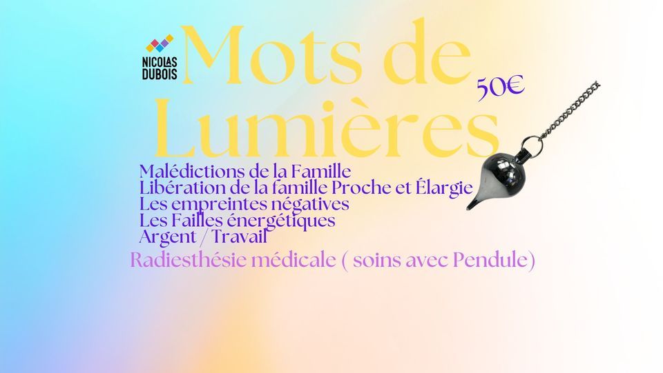 Stage "Initiation Technique Mots de Lumi\u00e8re " radiesth\u00e9sie m\u00e9dicale