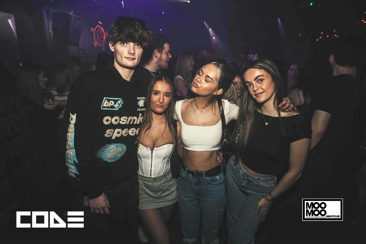 CODE Friday 24th July At MooMoo!