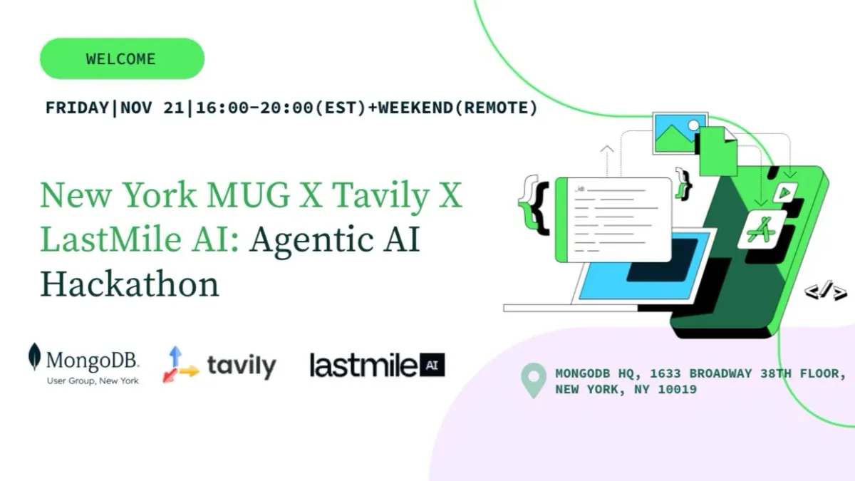 MUG NYC x Tavily x LastMile AI \u2014 Agentic AI Hackathon
