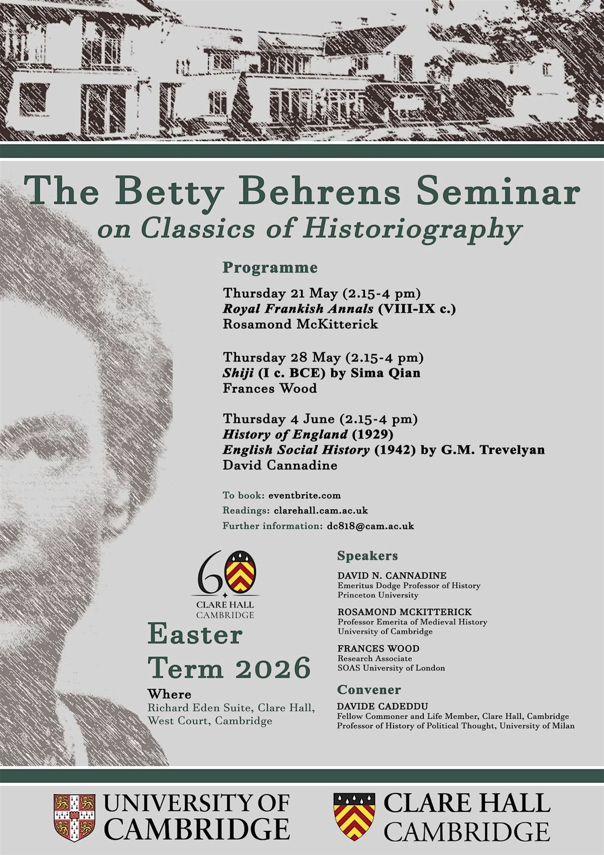 The Betty Behrens Seminar on Classics of Historiography