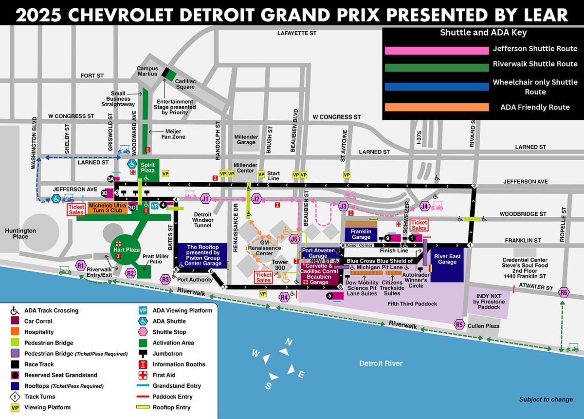 Detroit Grand Prix - Sunday at Detroit Street Circuit