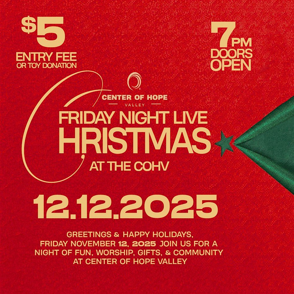 Friday Night Live: Christmas @ COHV