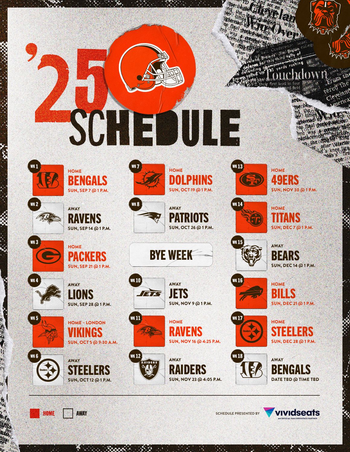 Chicago Bears vs. Cleveland Browns