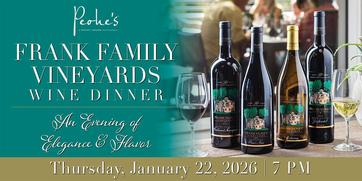 Peohe's - Frank Family Wine Dinner