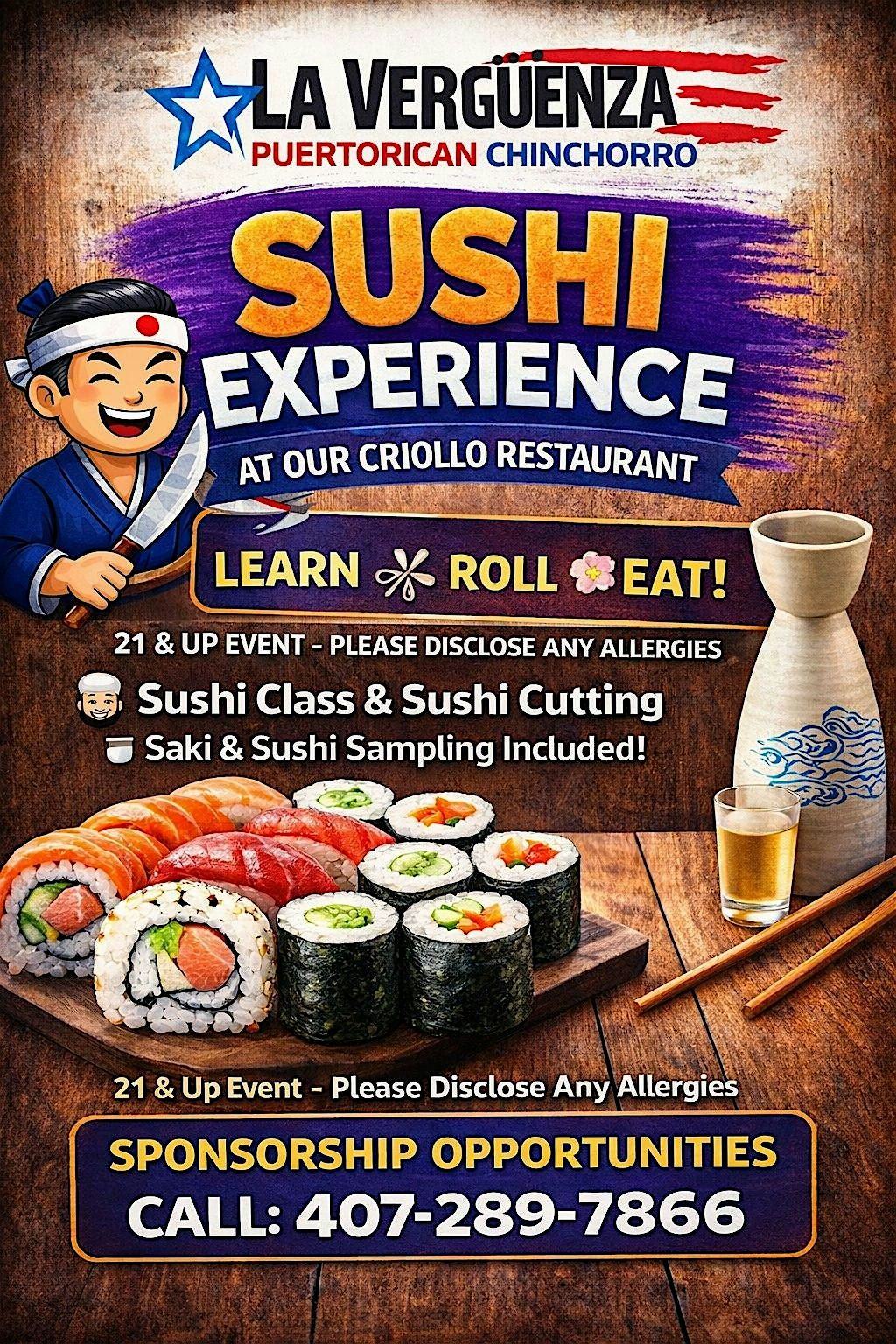 Sushi Class @laverguenzacriollorestaurant