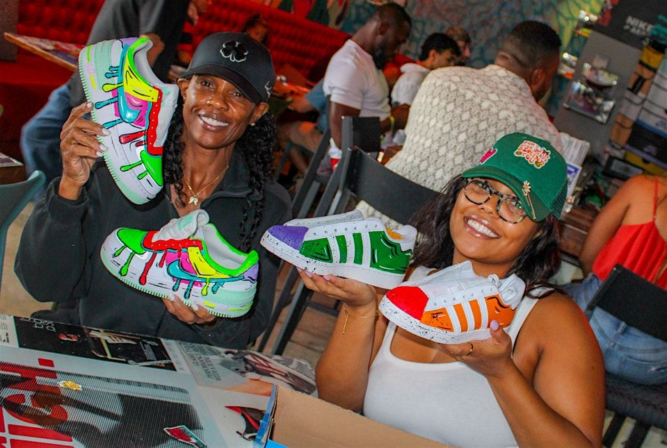 Miami Sneaker Customization Workshop at Grails \u2013 Paint Your Own Sneakers!