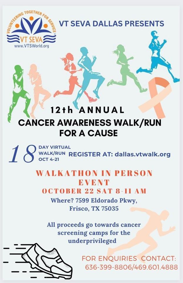 12th Annual Cancer Awareness Walk/Run For A Cause | 7599 Eldorado Pkwy ...