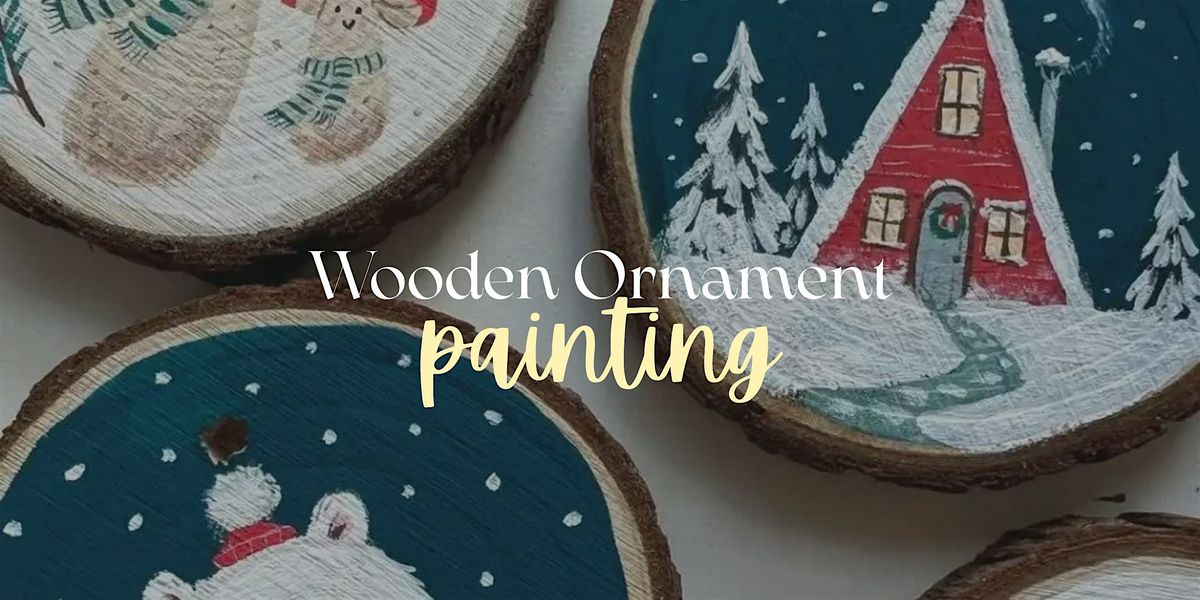 Wooden Ornament & Coaster Paint Night