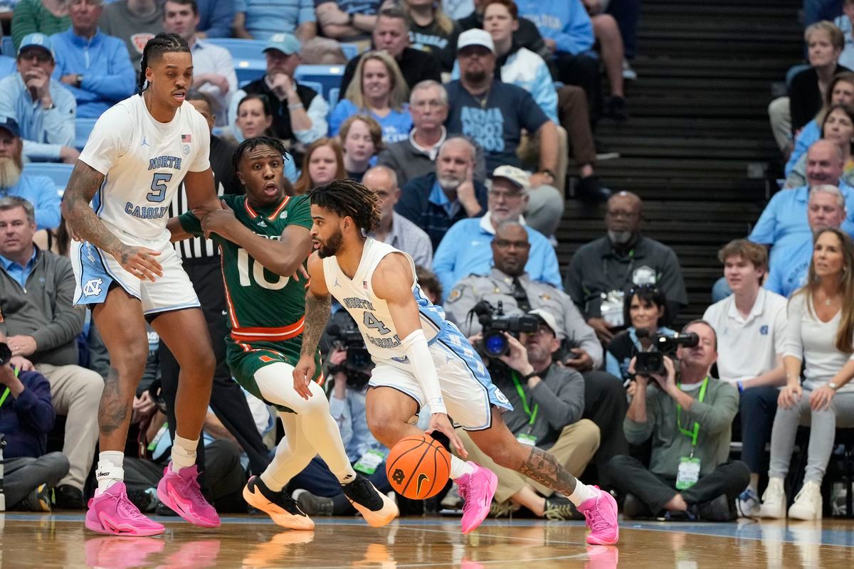 Miami Hurricanes at North Carolina Tar Heels Womens Basketball