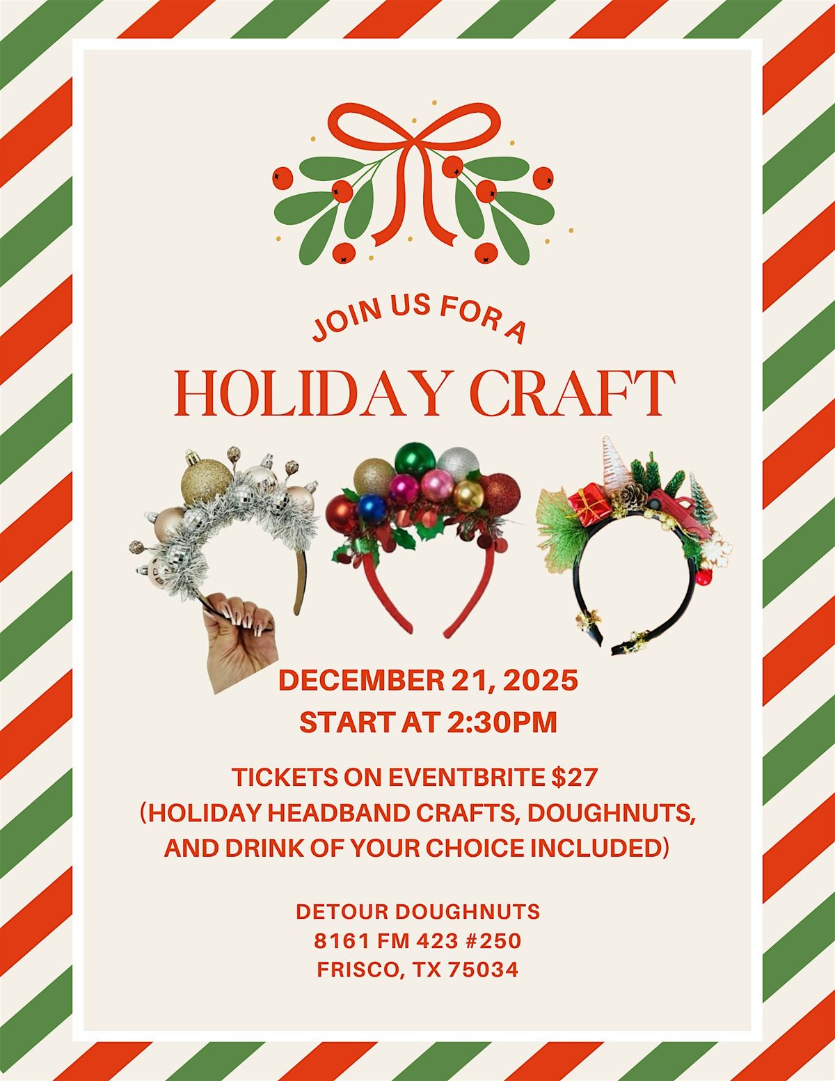 Holiday Craft Time with Marci + Chef Jinny