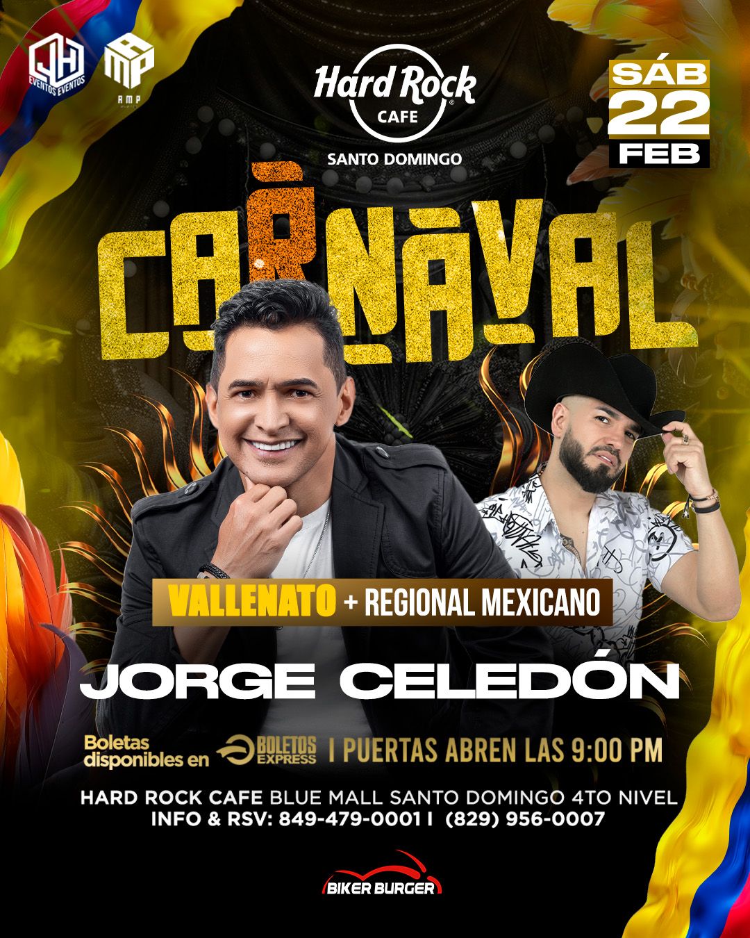 Willie Colon and Jorge Celedon at Hard Rock Live - Hollywood