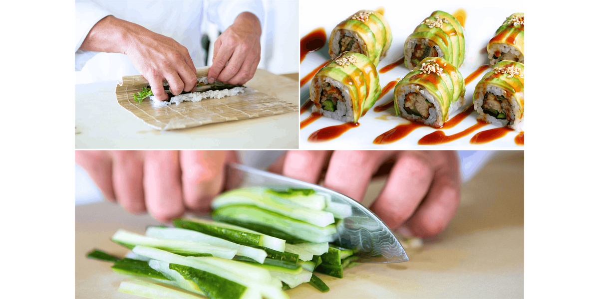 Make Dragon Rolls With Chef Roxy - Sushi Making Cooking Class in Grand Rapids | Classpop!\u2122