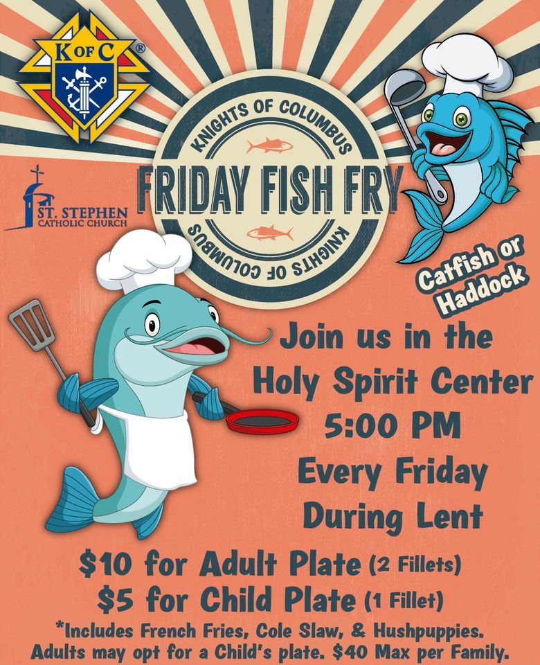 Knights Fish Fry | 1802 Bethel Road, Weatherford, TX | March 8, 2024