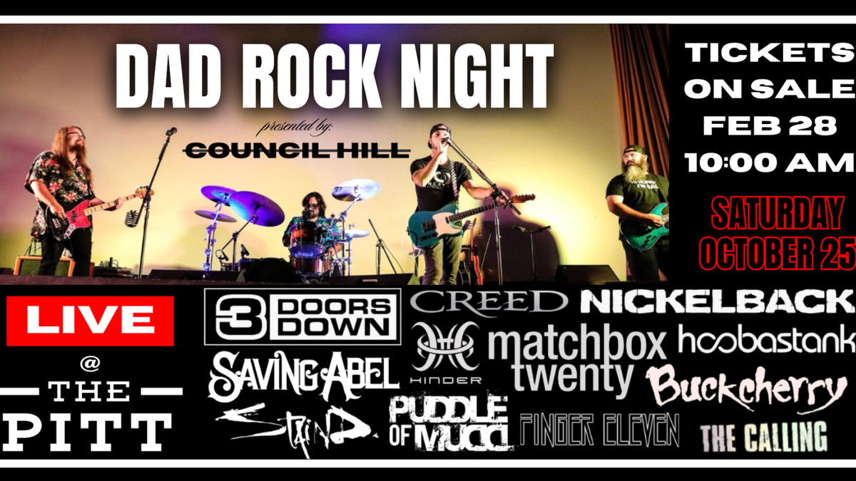 Dad Rock Night at Fox Theatre - Hays