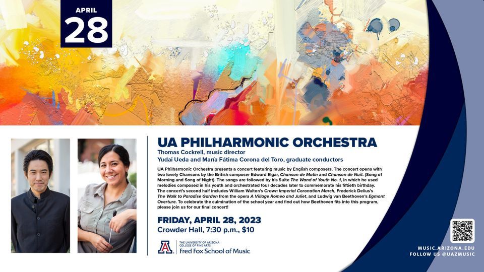 Philharmonic Orchestra Crowder Hall, Tucson, AZ April 28, 2023
