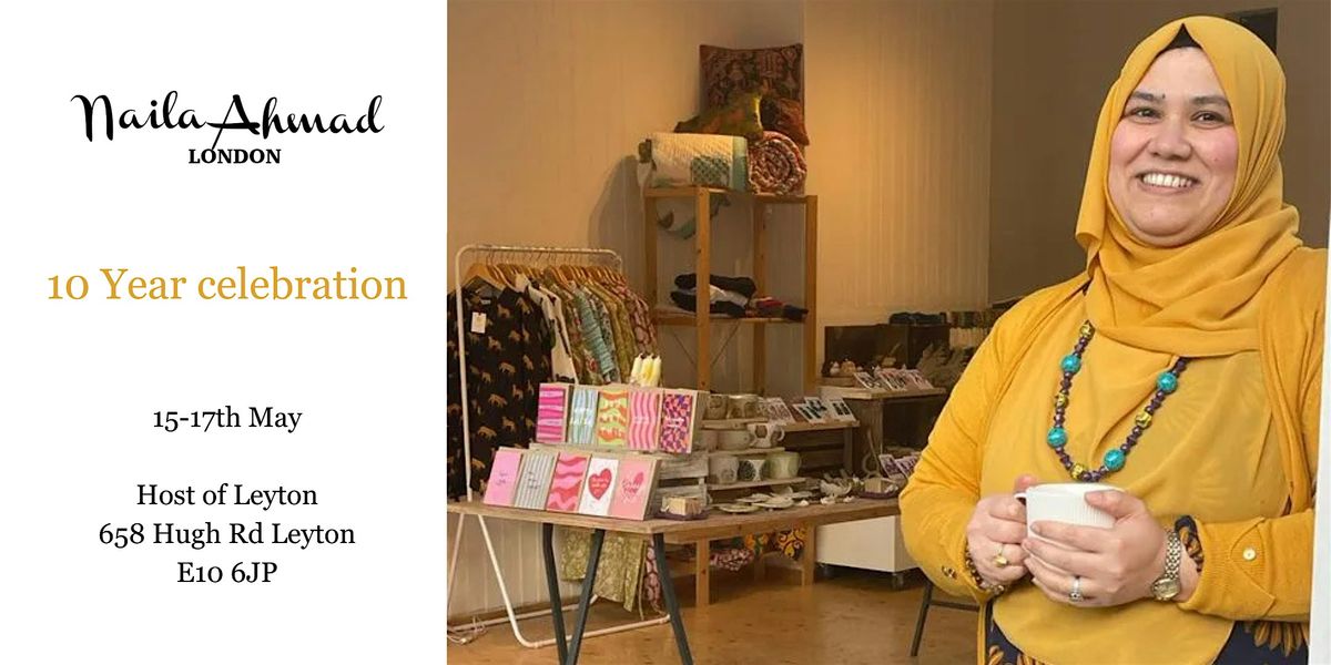 Decade of Design: Naila Ahmad Pop-Up at HOST of Leyton