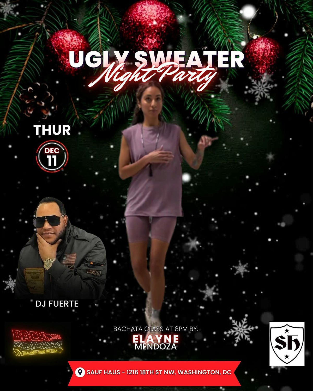 Back 2 Bachata - Ugly Sweater Edition