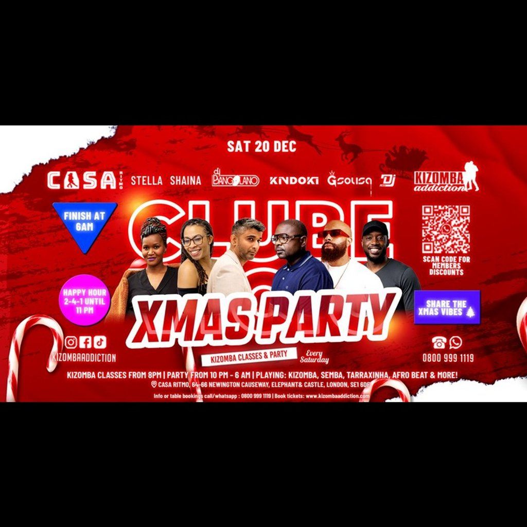 Kizomba Party & Dance Classes -Clube Vicio: Xmas Edition