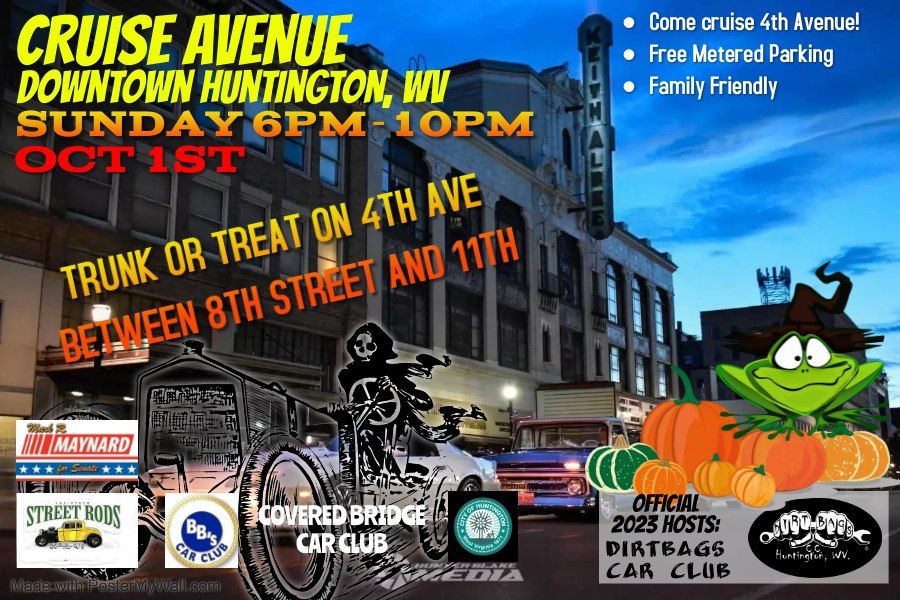 Cruise Avenue Trunk or Treat KeithAlbee Performing Arts Center