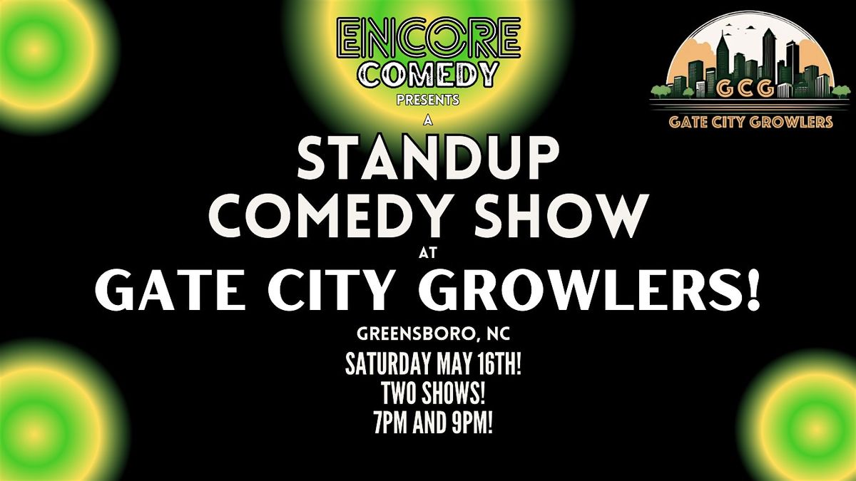 Standup Comedy at Gate City Growlers! (Greensboro, NC)