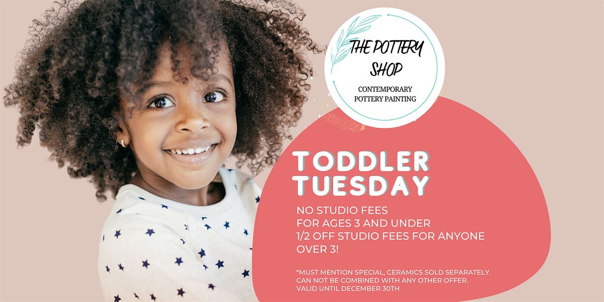 Toddler Tuesdays at The Pottery Shop